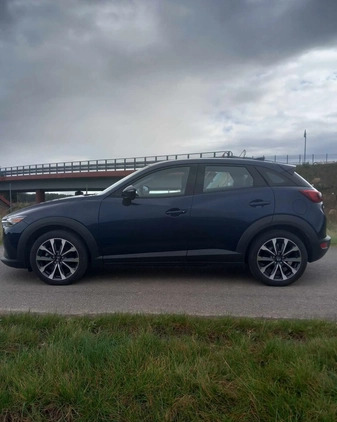 Mazda CX-3 cena 76500 przebieg: 72000, rok produkcji 2019 z Jarocin małe 137